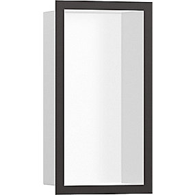 hansgrohe Xtrastoris Individual vægniche 300x150x100mm til indbygning. mat hvid/børstet