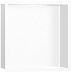 hansgrohe Xtrastoris Individual vægniche 300x300x100mm til indbygning. mat hvid