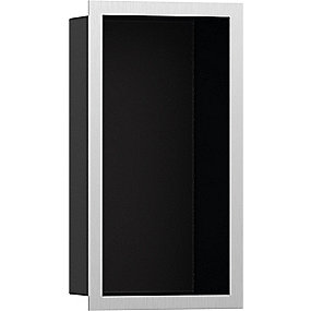 hansgrohe Xtrastoris Individual vægniche 300x150x100mm til indbygning. mat sort/Brushed