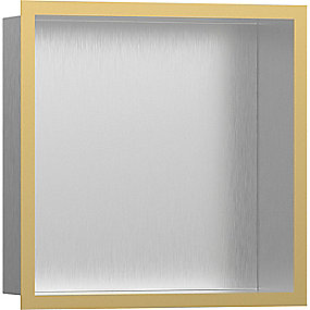 hansgrohe Xtrastoris Individual vægniche 300x300x100mm til indbygning. børstet