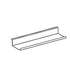 GEBERIT hylde 450x130x55mm hvid pulverlakeret mat