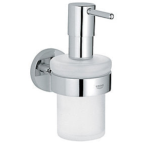 GROHE Essentials sæbe dispenser med holder. Krom