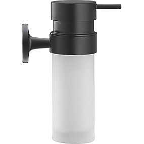 Duravit Starck T sæbedispenser mat glas sort mat