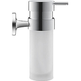 Duravit Starck T sæbedispenser mat glas, krom