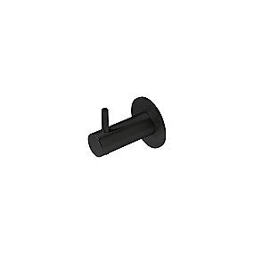 d line QTOO håndklædekrog Ø14 x 36 mm med pind. PVD CHRACOAL