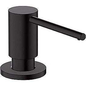 hansgrohe A41 sæbedispenser, mat sort sæbedispenser, køkken sæbedispenser, bordplade sæbedispenser, hansgrohe, VVS Hjørnet.