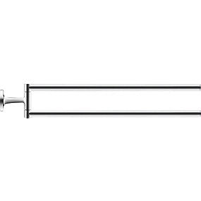 Duravit Starck T håndklædeholder 2 svingbare arme krom