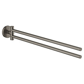 GROHE Essenceentials håndklædeholder. Børstet Hard Graphite