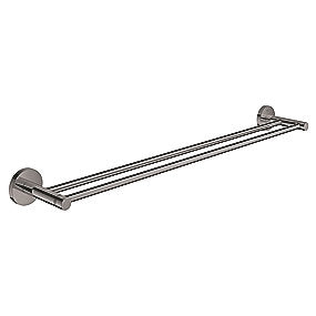 GROHE Essentials Dobbelt håndklædestang 600 mm. Hard Graphite