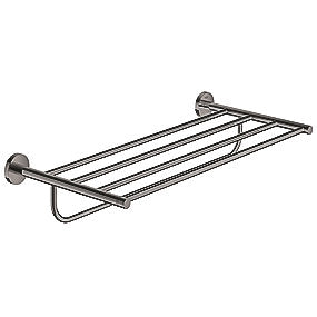 GROHE Essenceentials håndklædestang med hylde 550 mm. Hard Graphite