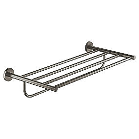 GROHE Essenceentials håndklædestang med hylde 550 mm. Børstet Hard Graphite
