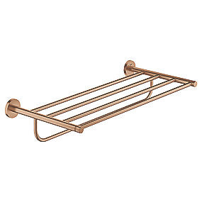 GROHE Essenceentials håndklædestang med hylde 550 mm. Børstet Warm Sunset