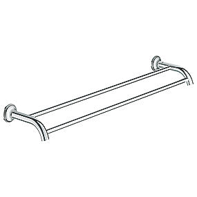 GROHE Essentials Authentic dobbelt håndklædestang, 626mm. Krom