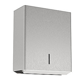 Pressalit Public Classic Papirdispenser, manuel, 500 ark, børstet stål