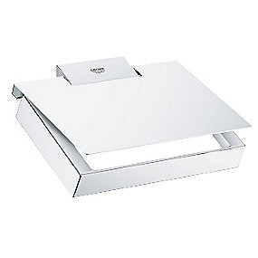 GROHE Selection Cube toiletpapirholder 145mm med låg. Forkromet