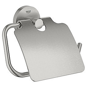 GROHE Essentials Toiletpapirholder med låg, Supersteel