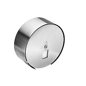 d line QTOO Maxi toiletrulleholder stål Ø308mm stålfront