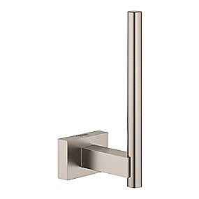 GROHE Essentials Cube reservepapirholder 60x121mm. Supersteel