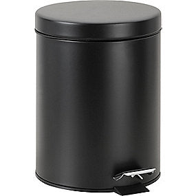 Kriss pedalspand med dæmpet lukning, 5L, matsort