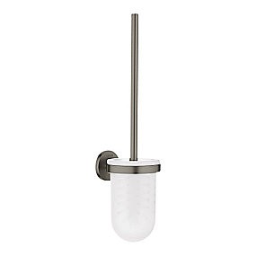 GROHE Essentials toiletbørste & holder. Brushed Hard Graphite