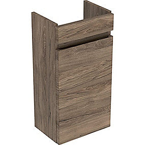 GEBERIT Renova plan vaskeskab 310x220x605mm 1låge nøddetræ hickory struktureret folie