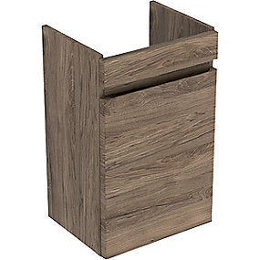 GEBERIT Renova plan vaskeskab 385x310x660mm 1låge nøddetræ hickory struktureret folie