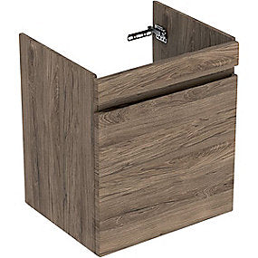 GEBERIT Renova plan vaskeskab 605x536x446mm 1skuffe nøddetræ hickory struktureret folie