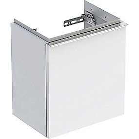GEBERIT Icon vaskeskab 370x279x415mm 1låge hvid lakeret blankpoleret