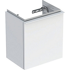 GEBERIT Icon vaskeskab 370x279x415mm 1låge hvid lakeret blankpoleret