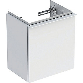 GEBERIT Icon vaskeskab 370x279x415mm 1låge hvid matlakeret