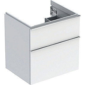 GEBERIT Icon vaskeskab 592x476x615mm 2skuffer hvid lakeret blankpoleret