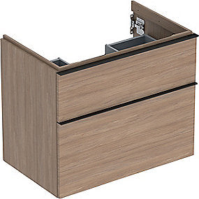 GEBERIT Icon vaskeskab 740x476x615mm 2skuffer eg natur melamin træstruktur