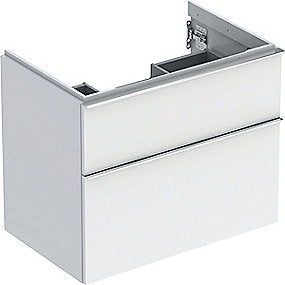 GEBERIT Icon vaskeskab 740x476x615mm 2skuffer hvid lakeret blankpoleret