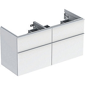 GEBERIT Icon vaskeskab 1184x476x615mm 4skuffer hvid lakeret blankpoleret