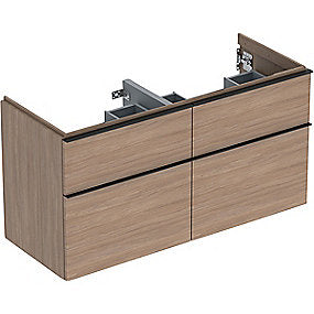 GEBERIT Icon vaskeskab 1184x476x615mm 4skuffer eg natur melamin træstruktur