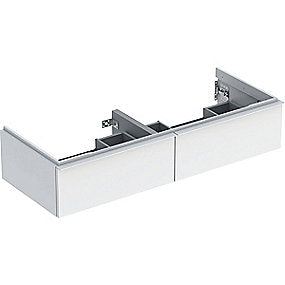 GEBERIT Icon vaskeskab 1184x476x247mm 2skuffer hvid lakeret blankpoleret