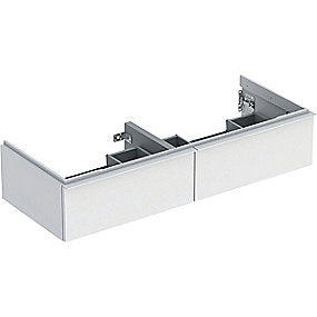 GEBERIT Icon vaskeskab 1184x476x247mm 2skuffer hvid matlakeret