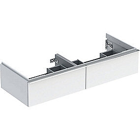 GEBERIT Icon vaskeskab 1184x476x247mm 2skuffer hvid lakeret blankpoleret