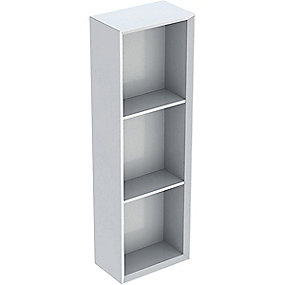 GEBERIT Icon vægskab 225x132x700mm hvid lakeret blankpoleret
