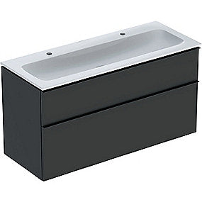 GEBERIT Icon møbelpakke 1200x480x630mm 2skuffer lava matlakeret, keratect, greb lave pulverlakeret mat