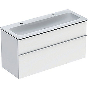 GEBERIT Icon møbelpakke 1200x480x630mm 2skuffer hvid matlakeret