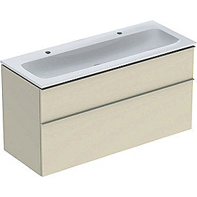 GEBERIT Icon møbelpakke 1200x480x630mm 2skuffer sand-grå lakeret blankpoleret