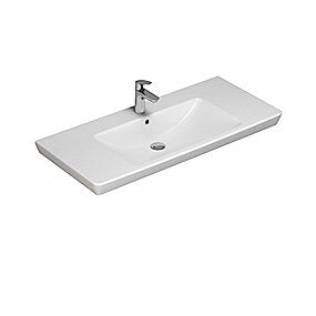 Dansani håndvask Lotto 105x48 cm porcelæn hvid