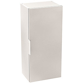 Jika Cube sideskab 346X750mm 1 h/v låge, hvid