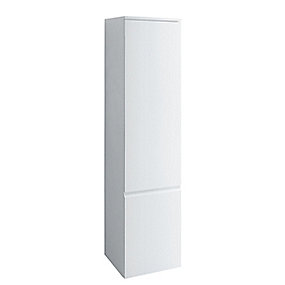 Laufen Pro højskab 1650x350x335mm med 1 venstrehængt låge. Hvid