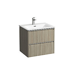 Laufen Palace møbelpakke 60cm, alugreb, softclose, lys elm