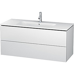 Duravit L-Cube håndvaskeskab 550x1220x481mm hvid mat med 2 skuffer til ME by Starck håndvask 635413