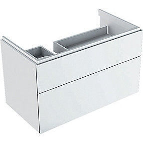 GEBERIT XENO2 vaskeskab 880x530x462mm med 2 skuffer, hvid