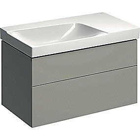 GEBERIT XENO2 vaskeskab 880x530x462mm med 2 skuffer, greige