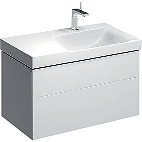 GEBERIT XENO2 vaskeskab 880x530x462mm med 2 skuffer, hvid